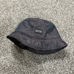 Kith Black Bucket Hat -Toddler size